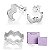 CONJUNTO SIANINHA ANEL + BRINCOS PRATA 925 + EMBALAGEM EXCLUSIVA ROMMANEL - Imagem 1