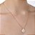 CONJUNTO MARINHO GARGANTILHA + BRINCOS FOLHEADO A OURO + EMBALAGEM EXCLUSIVA ROMMANEL - Imagem 3