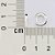 ARGOLA LISA PRATA 925. MED 1CM DE DIÂMETRO ROMMANEL 820328 - Imagem 3