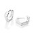 BRINCO MASCULINO FACETADO PRATA 925. MED 1,1CM ROMMANEL 820347 - Imagem 1