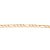 GARGANTILHA FOLHEADO A OURO ELOS BATIDOS 3X1. MED 50CM ROMMANEL 532640 - Imagem 2
