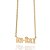 GARGANTILHA MASCULINA FOLHEADO A OURO COM PINGENTE ESCRITO "BEM BLACK". MED 60CM ROMMANEL 532668 - Imagem 1