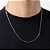 CORDÃO MASCULINO FOLHEADO A OURO ELOS OVAIS BATIDOS. MED 60CM ROMMANEL 532670 - Imagem 4