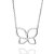 GARGANTILHA PRATA 925 BORBOLETA VAZADA COM ZIRCÔNIAS. MED 45CM ROMMANEL 830170 - Imagem 1