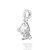 BERLOQUE GATO PENDURADO PRATA 925. MED 2,3CM ROMMANEL 840289 - Imagem 1