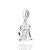 BERLOQUE BATEDEIRA PRATA 925. MED 2,2CM ROMMANEL 840290 - Imagem 1