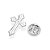 BROCHE MASCULINO PRATA 925 CRUZ COM FRISOS. MED 2,3CM ROMMANEL 840349 - Imagem 2