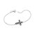 PULSEIRA MASCULINA PRATA 925 COM CRUZ COM ZIRCÔNIAS PRETO. MED 20CM ROMMANEL 850146 - Imagem 1
