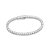 PULSEIRA MASCULINA RIVIERA PRATA 925 COM ZIRCÔNIAS. MED 18CM ROMMANEL 850138 - Imagem 1