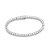 PULSEIRA MASCULINA RIVIERA PRATA 925 COM ZIRCÔNIAS. MED 20CM ROMMANEL 850140 - Imagem 1