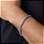 PULSEIRA MASCULINA RIVIERA PRATA 925 COM ZIRCÔNIAS AZUL ESCURO. MED 18CM ROMMANEL 850135 - Imagem 3