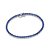 PULSEIRA MASCULINA RIVIERA PRATA 925 COM ZIRCÔNIAS AZUL ESCURO. MED 19CM ROMMANEL 850136 - Imagem 1
