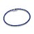 PULSEIRA MASCULINA RIVIERA PRATA 925 COM ZIRCÔNIAS AZUL ESCURO. MED 20CM ROMMANEL 850137 - Imagem 1