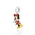 BERLOQUE PRATA 925 MINNIE 3D COM APLICAÇÃO DE RESINA. MED 2,9CM ROMMANEL 840356 - Imagem 2