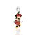 BERLOQUE PRATA 925 MINNIE 3D COM APLICAÇÃO DE RESINA. MED 2,9CM ROMMANEL 840356 - Imagem 1
