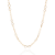 GARGANTILHA INFINITOS FOLHEADO A OURO. MED 42CM ROMMANEL 532671 - Imagem 1