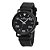 RELÓGIO MASCULINO ANALÓGICO COM PULSEIRA DE COURO PRETO ROMMANEL 650223 - Imagem 1