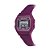 RELÓGIO FEMININO DIGITAL RETANGULAR ROXO COM PULSEIRA DE SILICONE ROMMANEL 650198 - Imagem 2