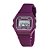 RELÓGIO FEMININO DIGITAL RETANGULAR ROXO COM PULSEIRA DE SILICONE ROMMANEL 650198 - Imagem 1