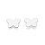 BRINCO BORBOLETA PRATA 925. MED 1,6CM ROMMANEL 820337 - Imagem 2