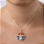 PINGENTE MEDALHA FOLHEADO A OURO OXUMARÉ COM APLICAÇÃO DE RESINA. MED 3,6CM ROMMANEL 543011 - Imagem 4