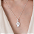PINGENTE MENINA PRATA 925 COM ZIRCÔNIAS BRANCO COM ROSA. MED 3,1CM ROMMANEL 840358 - Imagem 4