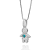 PINGENTE MENINO PRATA 925 COM ZIRCÔNIAS BRANCO COM AZUL. MED 3,1CM ROMMANEL 840359 - Imagem 2