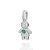 PINGENTE MENINO PRATA 925 COM ZIRCÔNIAS BRANCO COM AZUL. MED 3,1CM ROMMANEL 840359 - Imagem 1