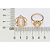 MAXI ANEL GOTA FOLHEADO A OURO COM ZIRCÔNIAS ROMMANEL 513676 - Imagem 3
