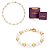 CONJUNTO PÉROLAS GARGANTILHA + PULSEIRA + EMBALAGEM ROMMANEL - Imagem 1