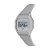 RELÓGIO FEMININO DIGITAL RETANGULAR CINZA COM PULSEIRA DE SILICONE ROMMANEL 650197 - Imagem 2