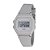 RELÓGIO FEMININO DIGITAL RETANGULAR CINZA COM PULSEIRA DE SILICONE ROMMANEL 650197 - Imagem 1