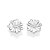 BRINCO FLOR MARGARIDA PRATA 925 COM ZIRCÔNIA. MED 1,2CM ROMMANEL 820348 - Imagem 2