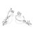 ARGOLA PRATA 925 FOLHAGEM. MED 2,7CM ROMMANEL 820349 - Imagem 2