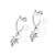 ARGOLA PRATA 925 FOLHAGEM. MED 2,7CM ROMMANEL 820349 - Imagem 1