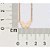 GARGANTILHA FOLHEADO A OURO BORBOLETA. MED 45CM ROMMANEL 532674 - Imagem 2