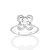 CONJUNTO FLOR PRATA 925 ANEL SKINNY + BRINCOS + EMBALAGEM ROMMANEL - Imagem 4