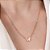 CONJUNTO BORBOLETA BRINCOS + GARGANTILHA 45CM FOLHEADO A OURO + EMBALAGEM ROMMANEL - Imagem 5