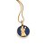 PINGENTE MEDALHA FOLHEADO A OURO OXUM COM APLICAÇÃO DE RESINA. MED 3,6CM ROMMANEL 543001 - Imagem 2