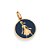 PINGENTE MEDALHA FOLHEADO A OURO OGUM COM APLICAÇÃO DE RESINA. MED 3,6CM ROMMANEL 543000 - Imagem 1
