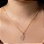 PINGENTE MEDALHA FOLHEADO A OURO SILHUETA MADONNA. MED 2,5CM ROMMANEL 542999 - Imagem 4