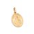 PINGENTE MEDALHA OVAL FOLHEADO A OURO SANTA TEREZINHA. MED 3,3CM ROMMANEL 542990 - Imagem 1