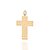 PINGENTE CRUZ FOLHEADO A OURO COM ORAÇÃO DO PAI NOSSO. MED 4CM ROMMANEL 542966 - Imagem 1