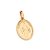 PINGENTE MEDALHA OVAL FOLHEADO A OURO SÃO GABRIEL ARCANJO. MED 2,8CM ROMMANEL 542893 - Imagem 1