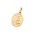 PINGENTE MEDALHA OVAL FOLHEADO A OURO SÃO MIGUEL ARCANJO. MED 2,8CM ROMMANEL 542891 - Imagem 1