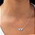 CONJUNTO OLHO GREGO PRATA 925 GARGANTILHA 45CM + BRACELETE + EMBALAGEM ROMMANEL - Imagem 3