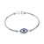 CONJUNTO OLHO GREGO PRATA 925 GARGANTILHA 45CM + BRACELETE + EMBALAGEM ROMMANEL - Imagem 4