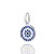 CONJUNTO OLHO GREGRO PRATA 925 PULSEIRA 18CM + PINGENTE + EMBALAGEM ROMMANEL - Imagem 4