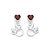 BRINCO INFANTIL PRATA 925 MINNIE COM ZIRCÔNIA CORAÇÃO VERMELHO. MED 1,5CM ROMMANEL 820356 - Imagem 2