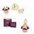 CONJUNTO MINNIE FOLHEADO A OURO PINGENTE + BRINCO INFANTIL + EMBALAGEM ROMMANEL - Imagem 1